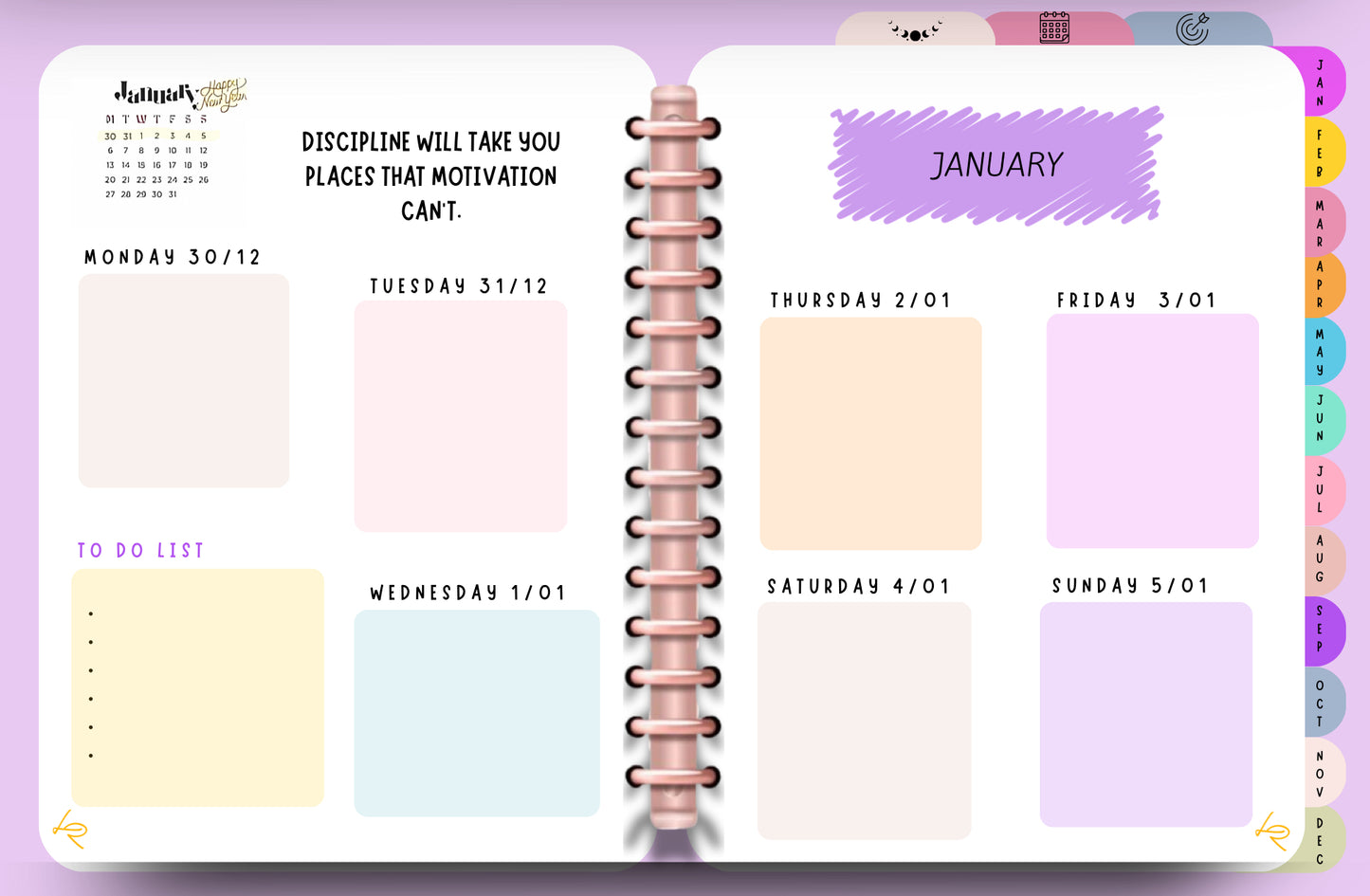 Digital Planner Lady Romi 2025 EN 🇬🇧